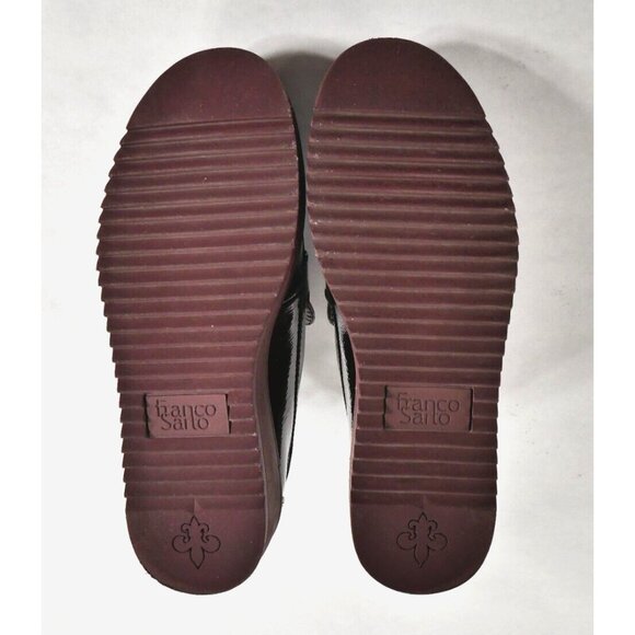 Franco Sarto Mahogany Brown L-Harper Loafers Vegan Platform Shoes Women\'s US 8 M main image 2